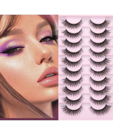 Manga Lashes Natural Wet Look False Eyelashes Manhua Anime Cosplay Korean  Makeup 3D Spiky Thick Lashes That Look Like Individual Clusters by Geeneiya