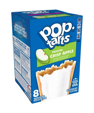 Pop-Tarts Eggo Toaster Pastries, Breakfast Foods, Kids Snacks, Frosted  Maple Flavor, 13.5oz Box (8 Pop-Tarts)