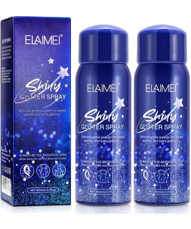 2022 Temporary Glitter Spray, Body Shimmery Spray for Skin, Face