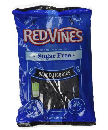 American Licorice Sugar Free Black Licorice Vines, 1 bag (5 oz)