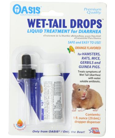Oasis #80064 Wet Tail Drops- Liquid Treatment for Diarrhea, 1-Ounce