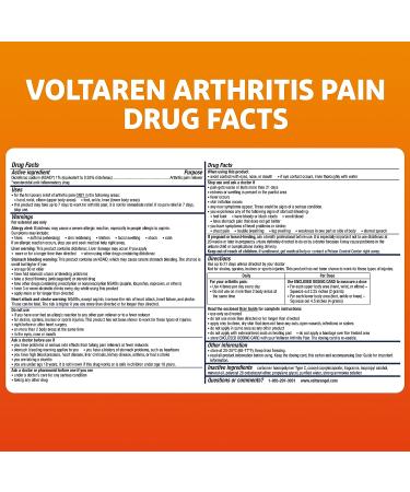 VOLTAREN Arthritis Pain Gel for Powerful Topical Arthritis Pain