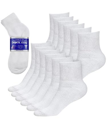 Diabetic Ankle Socks Mens, Womens Loose Fit - 6 Pairs – Debra Weitzner