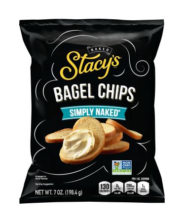 Stacy's Simply Naked Bagel Chips, 7 oz Bag