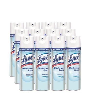 Lysol Fabric Disinfectant Spray, Sanitizing and Antibacterial Spray, For  Disinfecting and Deodorizing Soft Furnishings, Sundrenched Linen 15 FL. Oz