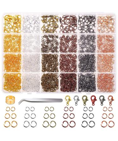 Vkey 700pcs (350pairs) 1.5cm Diameter Transparent Sticky Back Thin Clear  Dots with Adhesive Hook & Loop Coins Tapes