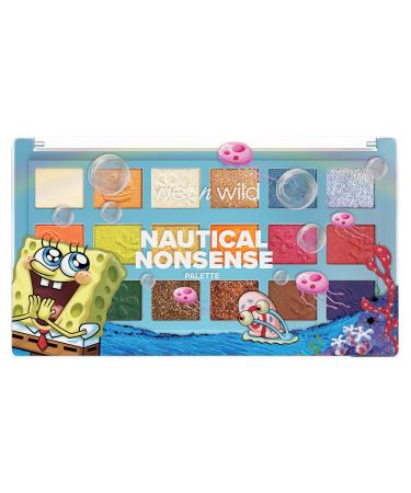 Wet n Wild Palette SpongeBob Squarepants Makeup Eyeshadow and Makeup Pigment Set 1114233, Nautical Nonsense, 0.82 Ounce