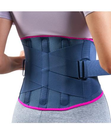 FREETOO Back Support Belt for Back Pain Relief with 6 Stays, Adjustable Back  Brace for Men/Women for work, Anti-skid Lower Lumbar Support with 16-hole  Air Mesh for Sciatica (L(waist:37.4''-45.3'') : : Health