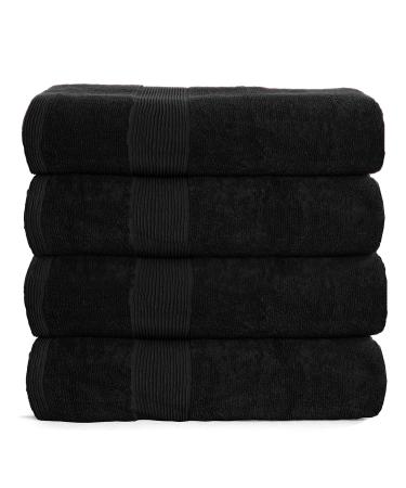 Belizzi Home Cotton 2 Pack Oversized Bath Towel Set 28x55 inches, Large  Bath Towels, Ultra Absorbant Compact Quickdry & Lightweight Towel, Ideal  for Gym Travel Camp Pool - Charcoal Grey