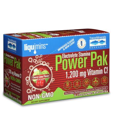 Trace Minerals Electrolyte Stamina Power Pak - Cherry Limeade 30 Pkts