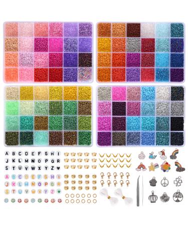 Quefe 5000pcs Clay Heishi Beads for Bracelet Jewelry Making