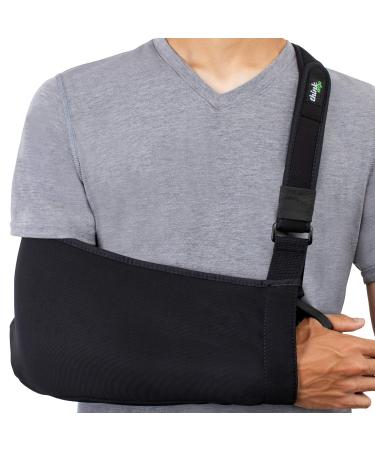 Think Ergo Arm Sling Sport - Lightweight Breathable Ergonomically Designed Medical Sling for Broken  Fractured Bones - Adjustable Arm Shoulder  Rotator Cuff Support (Adult)