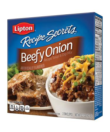 Lipton Recipe Secrets Soup and Dip Mix For a Delicious Meal Savory Herb  with Garlic Great With Your Favorite Recipes, Dip or Soup Mix 2.4 Ounce  (Pack