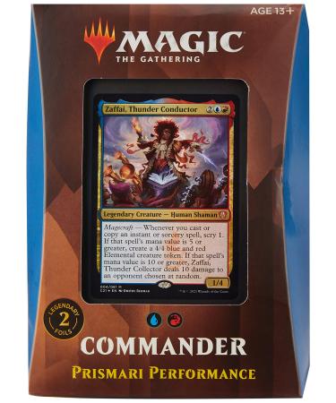 Magic The Gathering Strixhaven Commander Deck  Prismari Performance (Blue-Red)