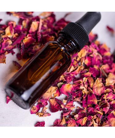 Dried Rose Petals | Edible, Food Grade Red Petals for Cooking and Tea |  Suitable for Soap Making, Infused Oils, Lipgloss, Bath Bombs, Bath, Wedding