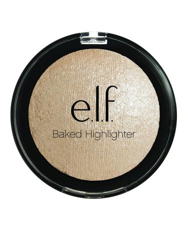 e.l.f  Baked Highlighter  Sheer  Shimmering  Hydrating  Blendable  Glides On  Creates a Radiant Glow  Nourishes  Moonlight Pearls  Infused with Vitamin E  Jojoba and Grape Oils  0.16 Oz