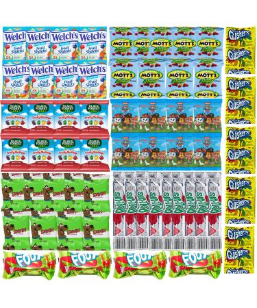 Assorted Candy Bulk Fruit Snacks for Kids - 60 Count