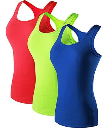  NELEUS Mens 3 Pack Dry Fit Athletic Muscle Tank Shirt