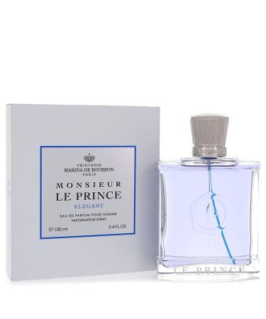 Monsieur Le Prince Elegant by Marina De Bourbon Eau De Parfum Spray 3.4 oz for Men