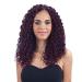 MULTI PACK DEALS! FreeTress Synthetic Hair Crochet Braids Beach Curl 12 (4-PACK 1B) 12 Inch (Pack of 4) 1B