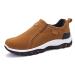 Men's Good Arch Support & Breathable and Light & Non-Slip Shoes, Orthopedic Shoes for Men for Outdoor Activity Hiking Walking 11 Brown