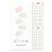 ohora Semi Cured Gel Nail Strips (N Cream Cotton) - Works with Any Nail Lamps Salon-Quality Long Lasting Easy to Apply & Remove - Includes 2 Prep Pads Nail File & Wooden Stick - White