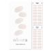 ohora Semi Cured Gel Nail Strips (N Cream Light) - Works with Any Nail Lamps Salon-Quality Long Lasting Easy to Apply & Remove - Includes 2 Prep Pads Nail File & Wooden Stick - White