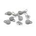 Dental Orthodontic Braces Bondable Lingual Buttons With Traction Hooks 10pcs/Pack Mesh Base (5 Packs)