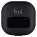 Bril UV-C Toothbrush Sanitizer, Portable Sterilizer, Cover, Holder, and Case for Any Size Toothbrush, Black