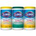 Clorox Disinfecting Wipes Value Pack 75 Ct Each Pack of 3 (Package May Vary)
