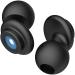 Ear Plugs for Noise Cancelling  Reusable Silicone Ear Plugs  Perfect for Sleeping  Work  Study  Travel  Motorcycle  Concerts Noise Reduction   High Fidelity Hearing Protection (Black)