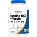 Nutricost Betaine HCl + Pepsin 790mg, 240 Capsules - Gluten Free & Non-GMO 240 Count (Pack of 1)
