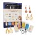 DOODLE HOG Polymer Clay Earring Making Kit - Make 12 Earrings  Gift for Teens and Adult Includes Jewelry Making Supplies  Clay Cutters  Tools & Accessories  Arts and Crafts for Kids Ages 8-12 Girls