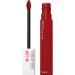 Maybelline New York Super Stay Matte Ink Liquid Lipstick, Long Lasting High Impact Color, Up to 16H Wear, Exhilarator, Ruby Red, 0.17 fl.oz 340 EXHILARATOR