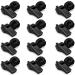 Hipat Whistle, Sports Whistles with Lanyard, Loud Crisp Sound Whistles Bulk Perfect for Coaches, Referees, and Officials b: 12PCS Black whistles
