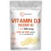 Vitamin D3 50 000 IU Plus K2 (MK-7) 200 mcg 240 Virgin Coconut Oil Softgels | 2 in 1 Vitamins D & K Complex | Supports Calcium Absorption Bone Immune & Heart Health | Easy to Swallow