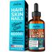 Liquid Collagen & Biotin Drops 60,000mcg - Made in USA - Natural Biotin and Collagen Supplements for Skin, Nails, Joints Health & Fast Hair Growth - Liquid Biotin 10,000mcg, Collagen Liquid 50,000mcg