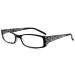 In Style Eyes Super Strength II High Magnification Reading Glasses Black 5.0 x