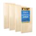 Falling in Art Unfinished Birch Wood Panels Kit for Painting Wooden Canvas 4 Pack of 8x16 Studio 3/4 Deep Cradle Boards for Pouring Art Crafts Burning and More 8'' x 16''