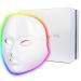LED Face Mask 7 Colors LED Facial Skin Care Mask Red Light Therapy Facial Mask LED Lights for Facial at Home White01