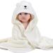 Zuimei Hooded Baby Towel Soft Baby Towel With Hood Cute Animal Design Baby Towel For Baby Boy And Girl Newborn Birthday Bear