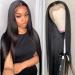 30 Inch HD Lace Front Wigs Human Hair Pre Plucked 160 Density Straight Lace Frontal Wigs Human Hair for Black Women 13x4 Glueless Transparent Lace Wigs Brazilian Virgin Hair Natural Hairline with Baby Hair 30 Inch 13x4 Tra…