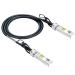 10Gtek 1.25G SFP DAC Twinax Cable - Gigabit Passive Direct Attach Copper Twinax SFP Cable for Cisco SFP-1GBASE-CU2.5M Ubiquiti UniFi Fortinet Netgear TP-Link and More 2.5-Meter(8.2ft) 2.5m 1G 1