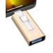 Sunany USB Flash Drive 256 GB Compatible with Phone and Pad, High Speed External Thumb Drives USB Memory Storage Photo Stick for Save More Photos and Videos (Gold) 256GB Gold