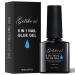 Gelike ec Gel Nail Glue: 6 in 1 UV Nails Glue Extra Strong for Clear Nail Tips 8ML Technological Brush On Nail Glue for Broken False Nails MUST DRY UNDER NAIL LAMP A-Clear