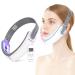 Baifuduo Double Chin Reducer with Red Blue light, Double Chin Eliminator Face Massager Shaper V-Face Belt with LCD Remote Control for Women Face Chin Jawline Lift, 5 Modes