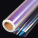 35 in x 50 ft Iridescent Cellophane Wrap Roll  Rainbow Cellophane Roll, Iridescent Film Cellophane Bags Large, Rainbow Wrapping Paper for Flower Gift Baskets Wrap DIY Wrapping (35" fold into 17.5") Rainbow 35in x 50ft