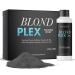 Hair Bar NYC Blond Bond Plex Extreme Lifting 10X Levels - Black/Charcoal Dust Free Lightener with Hydrolized Keratin & Bond, Hair Bleach Powder Cool-Toned & Bright Finish - Made in Italy 60g / 2.11oz DIY Kit - 60g / 2.11 O…