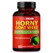 7 in 1 Ultra Horny Goat Weed with Panax Ginseng Capsules 9350 mg - Maximum Strength with Ashwagandha Tribulus Maca Root Enhance Energy Stamina for Men Women 1 Bottle - 3 Month Supply 90 counts