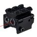 Pinty Red Laser Red Dot Sight Waterproof Military Grade Low Profile Compact with Rail Mount and Accessory
